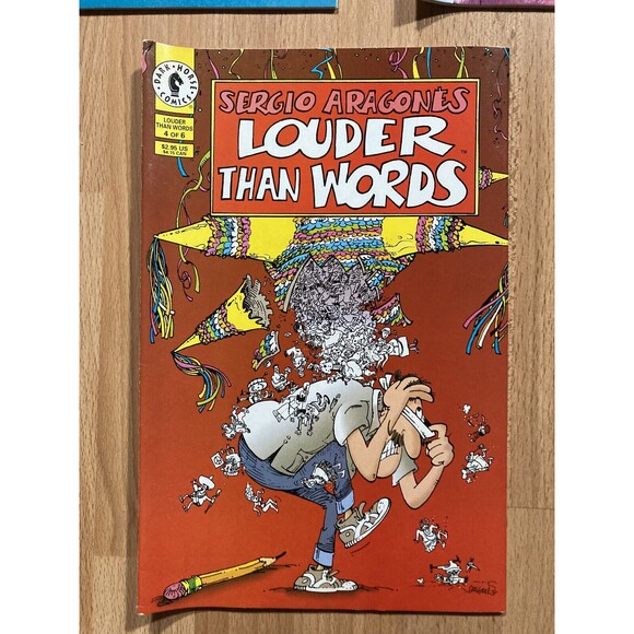 Sergio Aragones' Louder Than Words #1 2 3 4 6 (Lot)  Dark Horse Comics • NM • - Picture 5 of 7